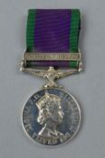 CAMPAIGN SERVICE MEDAL, ERII, Northern Ireland Bar, correctly named to 24158135 Tpr (Trooper), H.