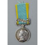 CRIMEA MEDAL 1854, bar, Sebastopol, believed Depot or script engraving to W. Castree, 174, 7th Btn