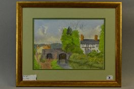 PAUL ADAMS (BRITISH CONTEMPORARY), 'Kinver, The Vine', a watercolour painting of a public house