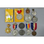 A NUMBER OF COMMEMORATIVE MEDALLIONS, Monarchs etc, to include Victoria Regina 1837-97, Duke of