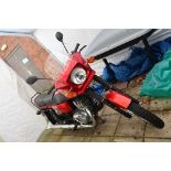 A 1990 JAWA TS350 D/L MOTORBIKE, REG NO H616 GKV, mileage shown 02937, 344cc petrol, V5C present