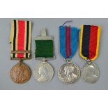 A NUMBER OF MEDALS, as follows, Victoria Regina Volunteer Long Service medal, un-named, Delhi Durbar