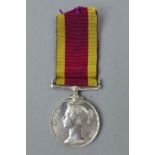 CHINA WAR MEDAL 1842, this example has many edge knocks around rim, but naming details are still