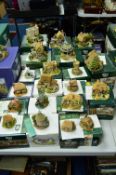 TWENTY BOXED LILLIPUT LANE SCULPTURES FROM THE BRITISH COLLECTION (BLACK BACK STAMP), 'The Flower