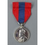GEORGE V CROWNED BUT IMPERIAL SERVICE MEDAL, named Alfred Henderson