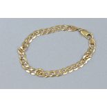 A 9CT BRACLET, approximate length 21cm, approximate weight 9.2 grams