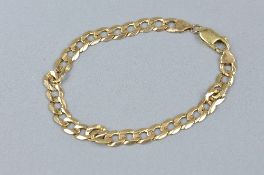 A 9CT BRACLET, approximate length 21cm, approximate weight 9.2 grams