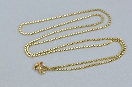 A 9CT NECKLACE, approximate length 52cm, approximate weight 3.4 grams