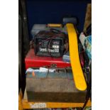 FOUR TOOLBOXES WITH TOOLS, a battery charger and an impact driver (6)