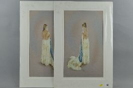 KAY BOYCE (BRITISH 20TH CENTURY) 'DANIELLA I AND II', a pair of limited edition prints, both