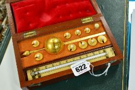 A CASED GASKELL & CHAMBERS (BIRMINGHAM) LIMITED 'SIKES HYDROMETER'