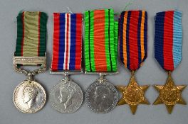 PRE AND WWII GROUP OF FIVE MEDALS, to 5932412 CPL. A. George, Suffolk Reg't consisting 1939-45,