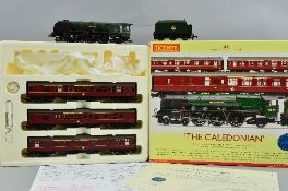 A BOXED HORNBY RAILWAYS OO GAUGE 'THE CALEDONIAN' TRAIN PACK, No.R2306, comprising Duchess Class