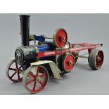 AN UNBOXED MAMOD LIVE STEAM WAGON CHASSIS, No.SW1, boiler, wheels and chassis only no cab or