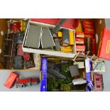 A QUANTITY OF BOXED AND UBOXED OO GAUGE LINESIDE BUILDINGS AND ACCESORIES, etc, to include