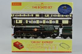 A BOXED HORNBY RAILWAYS OO GAUGE 'ORIENT EXPRESS' THE BOXED SET, No.R1038, comprising Merchant