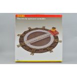 A BOXED HORNBY RAILWAYS OO GAUGE ELECTRICALLY OPERATED TURNTABLE, No.R070, not tested but appears