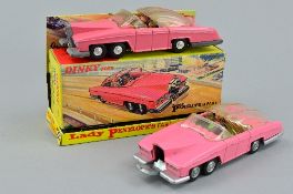 A BOXED DINKY TOYS LADY PENELOPE'S FAB 1, No.100, earlier version with 1st type wheels and pink