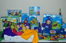 AN EXTENSIVE COLLECTION OF TELETUBBIES TOYS AND MEMORABILIA, to include all four boxed Golden Bear