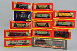A QUANTITY OF BOXED OO GAUGE ROLLING STOCK, Hornby, Dapol and Bachmann (13)