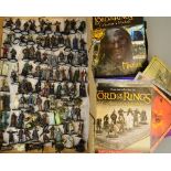 A COLLECTION OF LORD OF THE RINGS COLLECTORS CAST LEAD MODEL FIGURES, from the New Line Cinema