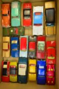 A QUANTITY OF UNBOXED AND ASSORTED DIECAST CARS, all are models of American cars, mainly from the