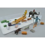 AN UNBOXED BRITAINS HERALD SERIES ANTARCTIC EXPLORERS SET, No.H5299, comprising sledge, four dogs,