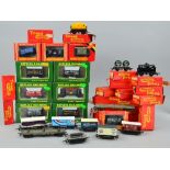 A QUANTITY OF BOXED AND UNBOXED OO GAUGE ROLLING STOCK, Tri-ang, Hornby and Replica Railways, some