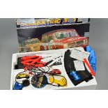 A BOXED SCALEXTRIC 300 MOTOR RACING SET, comprising 2 x Mini Clubman 1275GT, No.C122, one in red,