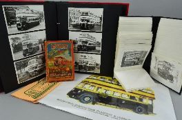 TWO ALBUMS OF PHOTOGRAPHS OF MAINLY BIRMINGHAM CORPORATION TRANSPORT BUSES, mainly c.1960's, mixture