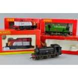 FOUR BOXED HORNBY RAILWAYS OO GAUGE LOCOMOTIVES, Class J52 Saddle Tank, No.2, B.R. black livery,