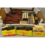 A QUANTITY OF BOXED AND UNBOXED TRI-ANG RAILWAYS TT GAUGE MODEL RAILWAY ITEMS, to include boxed