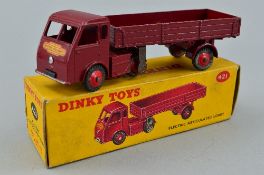 A BOXED DINKY TOYS HINDLE SMART HELECS ELECTRIC ARTICULATED LORRY, No.421, maroon livery with