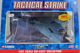 A BOXED CORGI CLASSICS TACTICAL STRIKE F-14D TOMCAT AIRCRAFT MODEL, 2003 Operation Iraqi Freedom, US