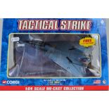 A BOXED CORGI CLASSICS TACTICAL STRIKE F-14D TOMCAT AIRCRAFT MODEL, 2003 Operation Iraqi Freedom, US