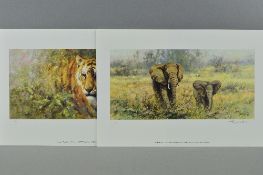 TONY FORREST (BRITISH CONTEMPORARY) 'VENTURING OUT AND MAJESTY', a pair of limited edition prints of