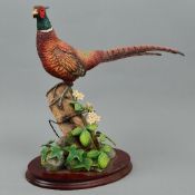 A LIMITED EDITION BORDER FINE ARTS FIGURE, 'Summer Spendour' (Pheasant) No B1076, modelled by Ray