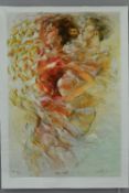GARY BENFIELD (BRITISH 1965) 'SUMMER ROMANCE', an artist proof print on canvas 16/25 hand
