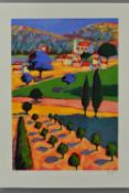 RICHARD PARGETER (BRITISH CONTEMPORARY) an untitled artist proof print 3/25 of a continental
