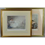 SIR WILLIAM RUSSELL FLINT (BRITISH 1880-1969) 'THREE GIRLS' a limited edition print of a woman in