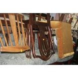 SEVEN VARIOUS CHAIRS, including Victorian and Edwardian chairs (sd)