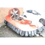 A FIBRE GLASS HOVERCRAFT, with 3ft fan blade and a 436cc Bombardier engine (untested, sd) (viewing