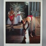 DOUGLAS HOFMANN (AMERICAN 1945) 'RED SASH' a limited edition artist proof print 6/19, signed and