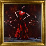 FLETCHER SIBTHORPE (BRITISH 1967) 'BAILARIN Y GUITARRISTAS / DANCER AND GUITARIST' a limited edition