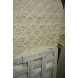 A PAINTED PINE GUEST BED, with two 3' mattresses