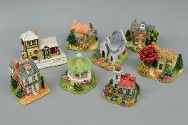 EIGHT BOXED LILLIPUT LANE SCULPTURES FROM ALLEGIANCE COLLECTION, 'I'll Be Home for Christmas'