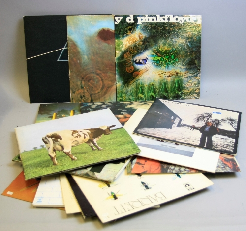 FIFTEEN L.P'S BY PINK FLOYD AND CONTRIBUTING ARTISTS, items of note include Darkside of the Moon (