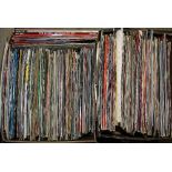 TWO BOXES OF OVER TWO HUNDRED 12'' SINGLES AND L.P'S, including Frankie Goes to Hollywood, Black