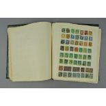 AN OLD TIME COLLECTION OF STAMPS, in an album with Rhodesia 1905 falls set used, 1910-17 double