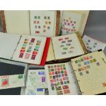 A COLLECTION OF GREAT BRITAIN AND COMMONWEALTH STAMPS, in five albums/binders and an album of